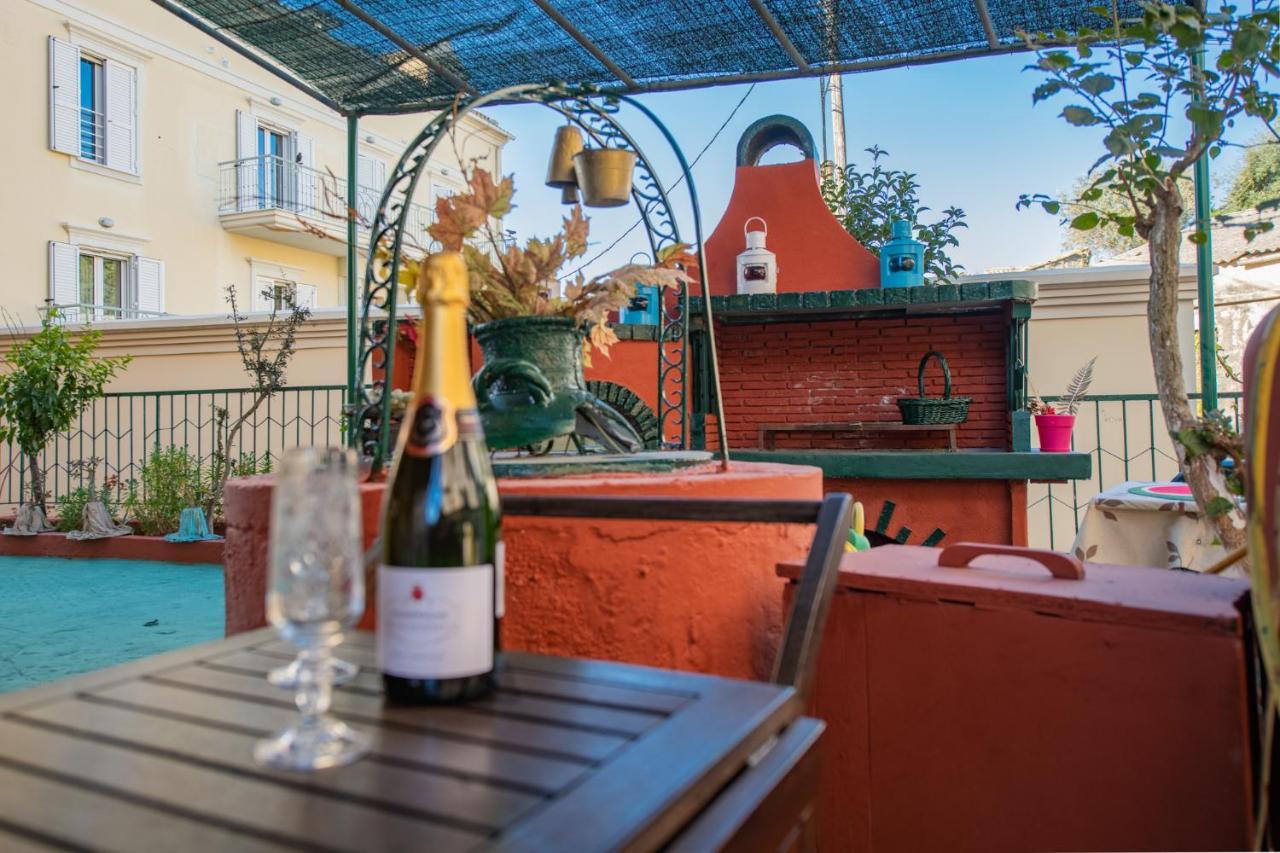 Apartamento Fay'S Barbeque Garden House -Family Activities Corfu Port Exterior foto