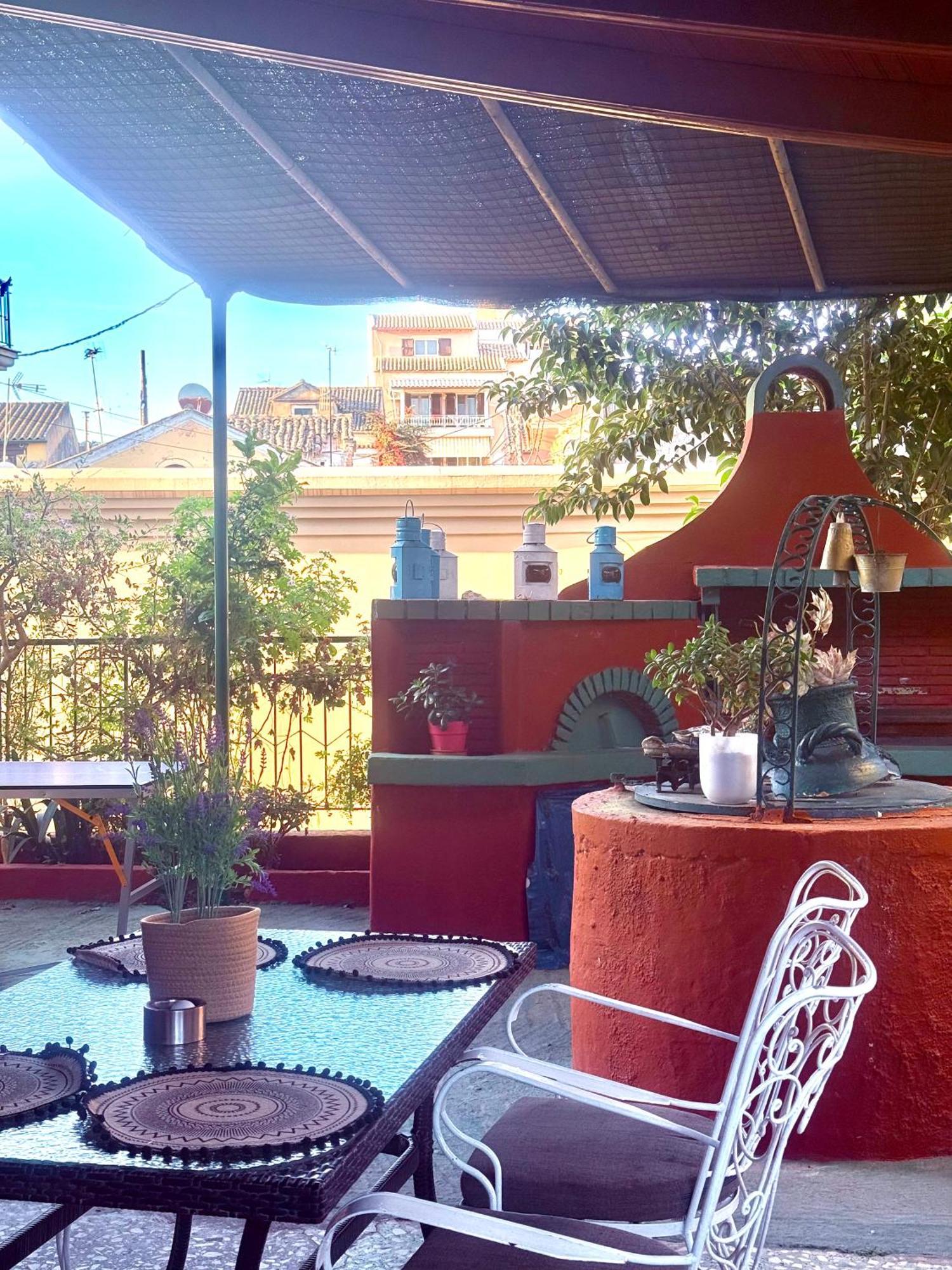 Apartamento Fay'S Barbeque Garden House -Family Activities Corfu Port Exterior foto
