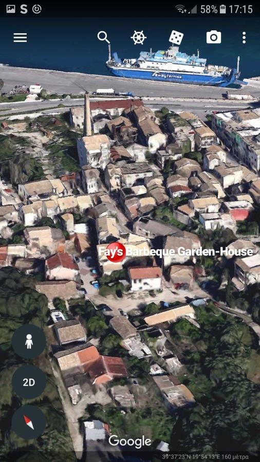 Apartamento Fay'S Barbeque Garden House -Family Activities Corfu Port Exterior foto